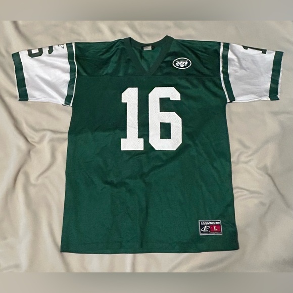 Vintage LogoAthletic New York Jets VINNY TESTAVERDE Jersey #16 - L - Picture 1 of 15